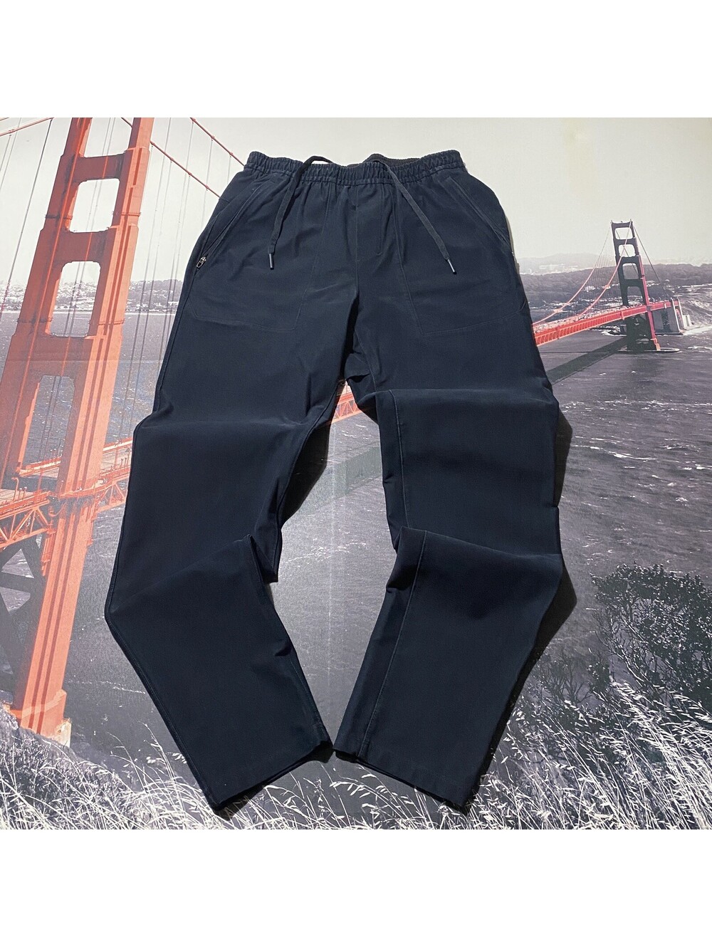 Lululemon Utilitech Pull-On Classic-Fit Pant Mens Small Navy 30” Stretch M5AJGS